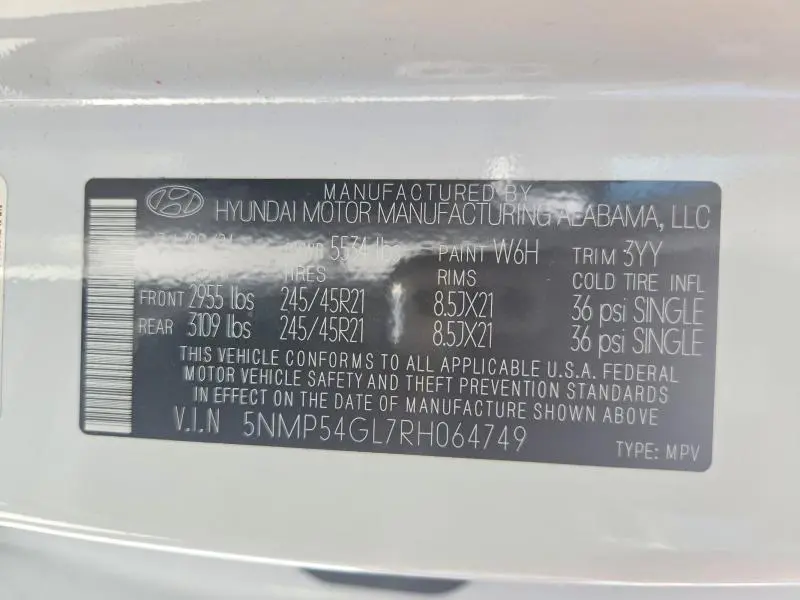 2024 HYUNDAI SANTA FE CALLIGRAPHY  