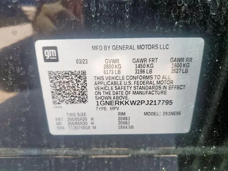 2023 CHEVROLET TRAVERSE PREMIER  