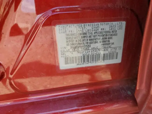 2017 NISSAN SENTRA S  