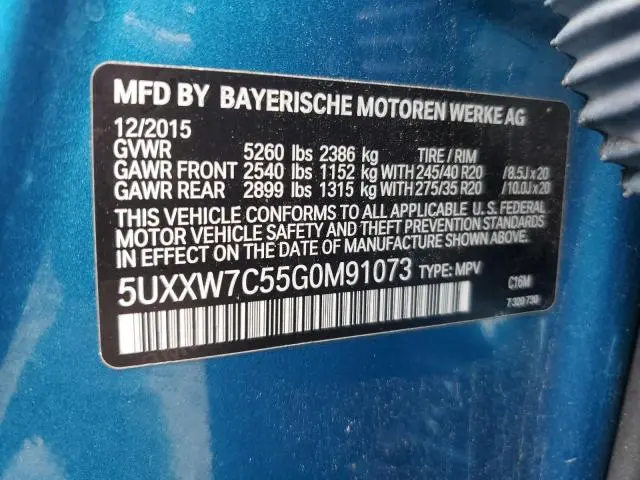 2016 BMW X4 XDRIVEM40I  