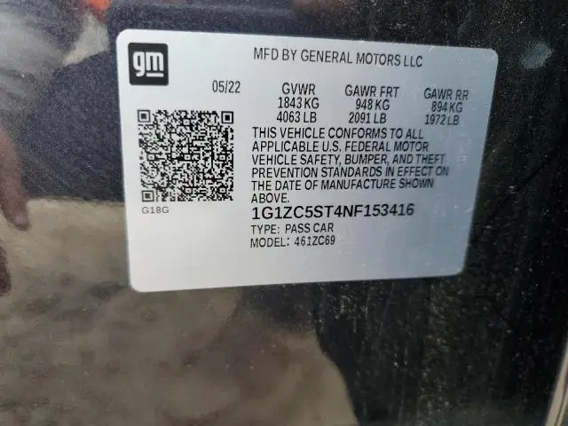 2022 CHEVROLET MALIBU LS  