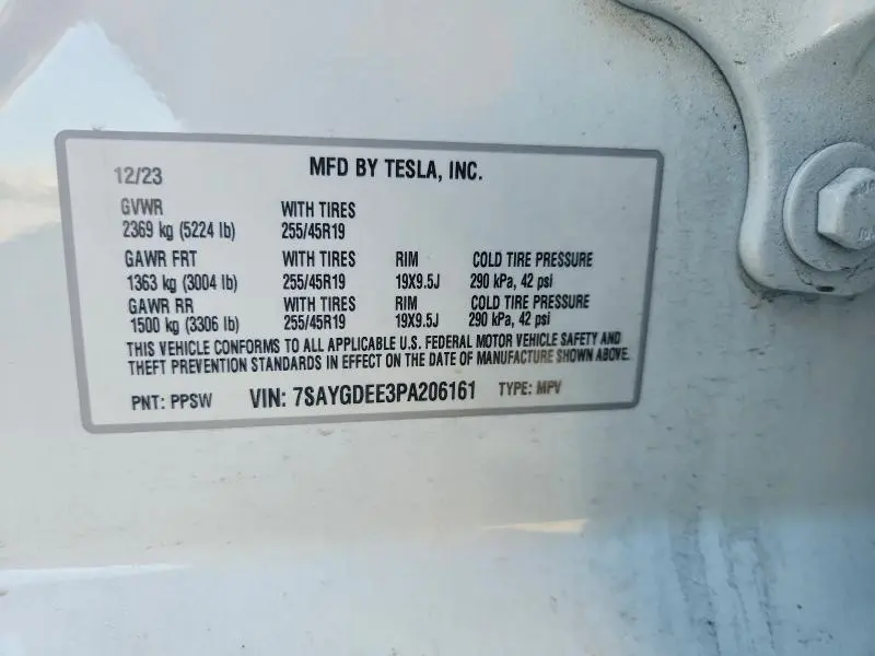 2023 TESLA MODEL Y   