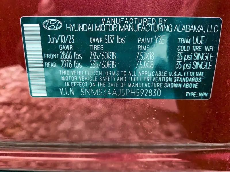 2023 HYUNDAI SANTA FE SEL PREMIUM  