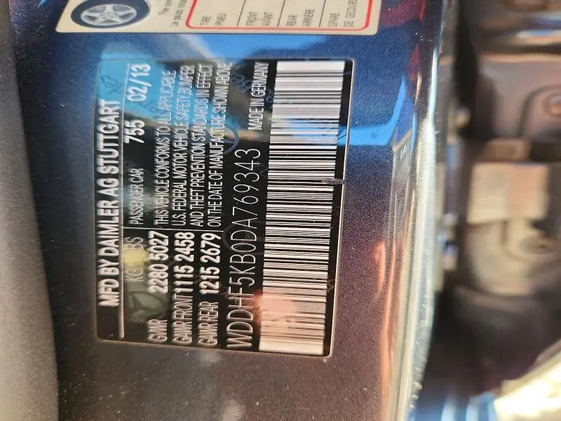 2013 MERCEDES-BENZ E 350  