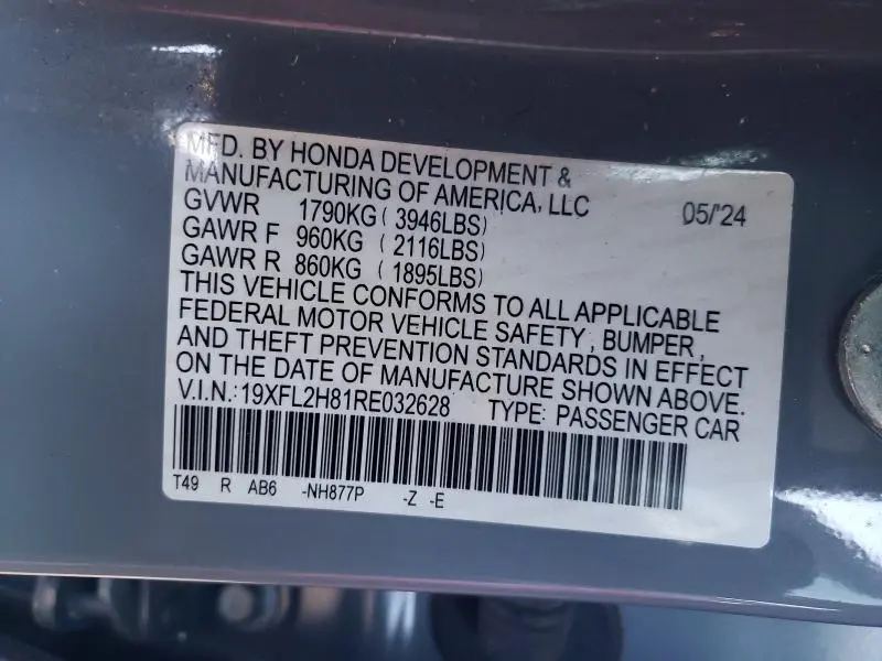 2024 HONDA CIVIC SPORT  