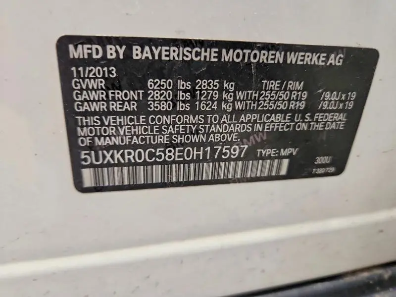 2014 BMW X5 XDRIVE35I  