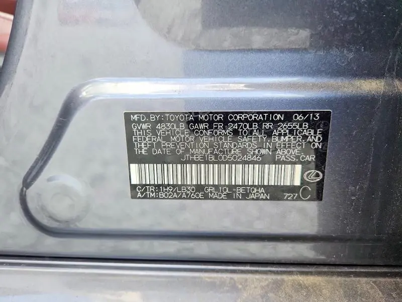 2013 LEXUS GS 350  