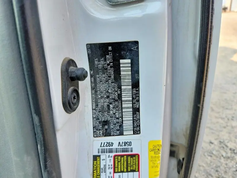 2013 TOYOTA SIENNA XLE 7-PASSENGER  