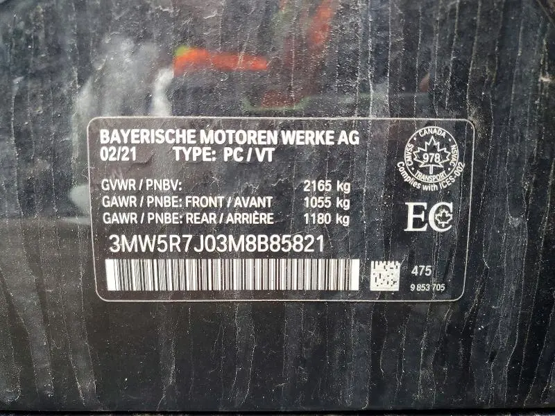 2021 BMW 330XI   
