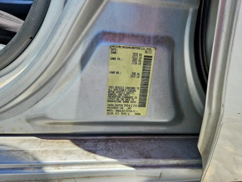 2013 NISSAN ALTIMA 2.5 S  