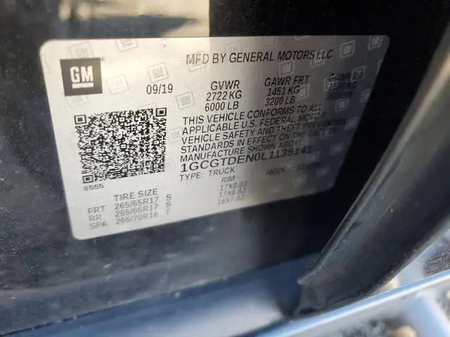 2020 CHEVROLET COLORADO Z71  