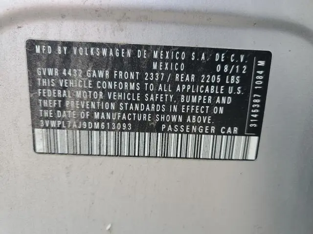 2013 VOLKSWAGEN JETTA TDI  