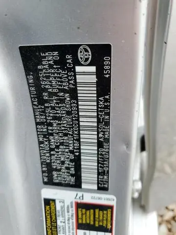 2012 TOYOTA CAMRY BASE  