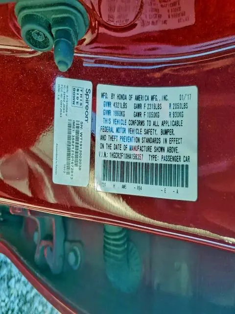 2017 HONDA ACCORD SPORT SPECIAL EDITION  