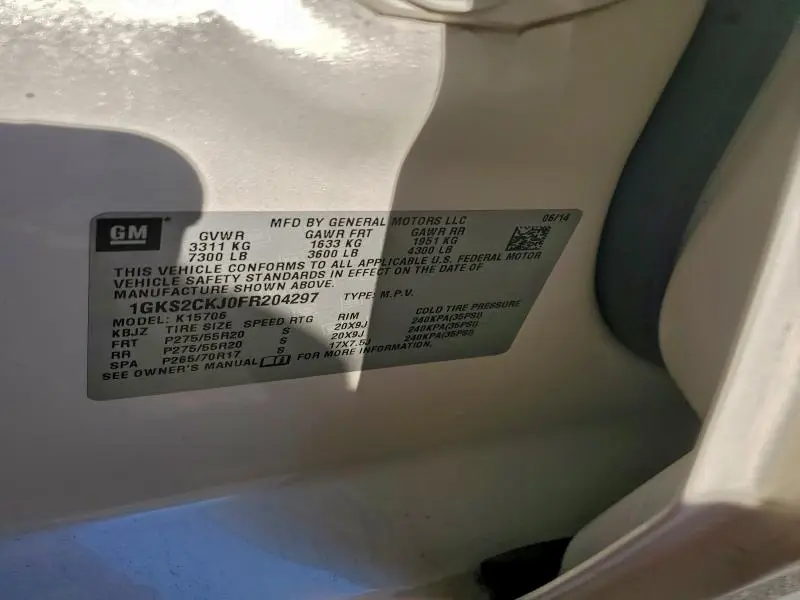 2015 GMC YUKON DENALI  