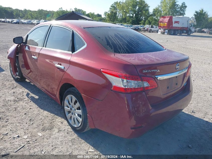 2014 NISSAN SENTRA FE+ S/FE+ SV/S/SL/SR/SV