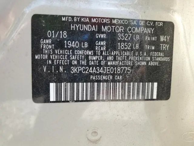 2018 HYUNDAI ACCENT SE  