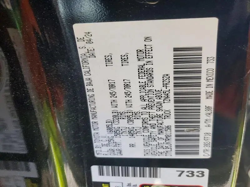 2024 TOYOTA TACOMA DOUBLE CAB  