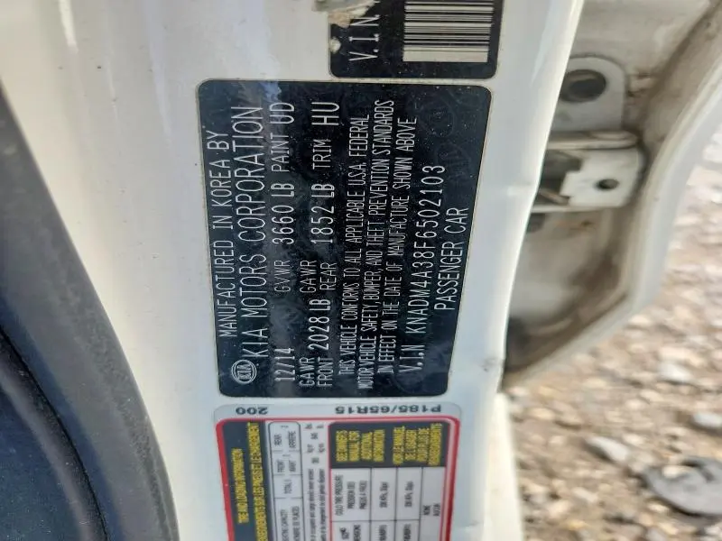 2015 KIA RIO LX  
