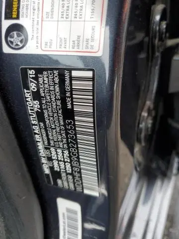 2016 MERCEDES-BENZ E 350 4MATIC  