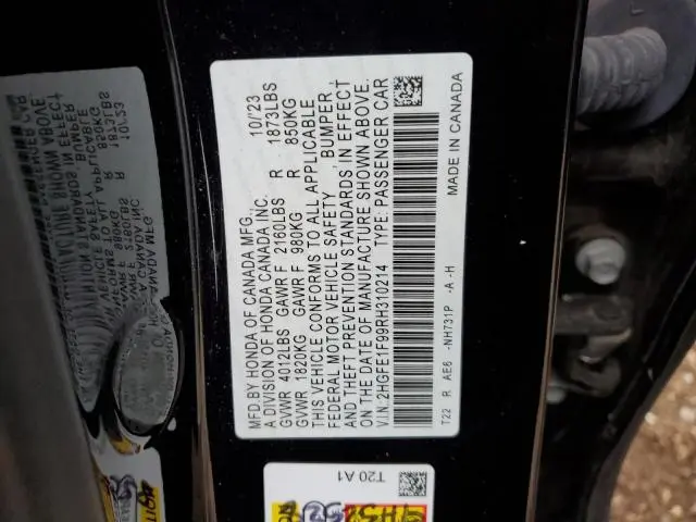 2024 HONDA CIVIC TOURING  