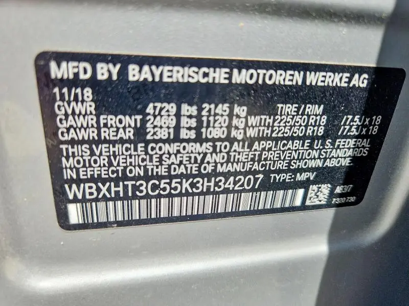 2019 BMW X1 XDRIVE28I  