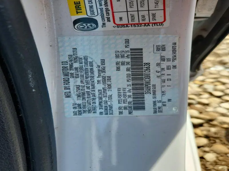 2011 FORD FUSION SPORT  