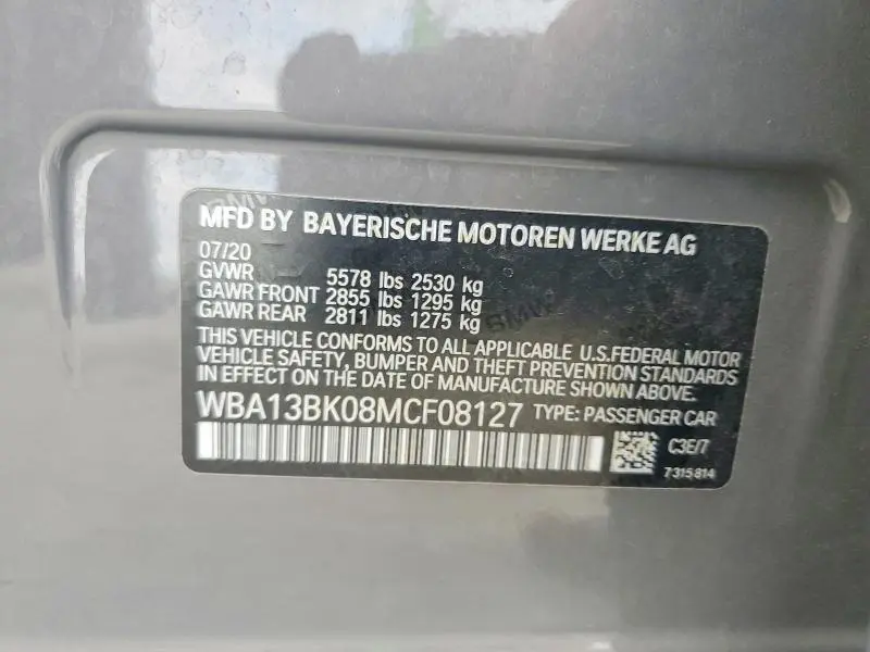 2021 BMW M550XI   