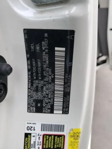 2015 TOYOTA SIENNA XLE  