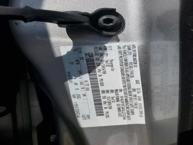 2016 FORD FOCUS SE  