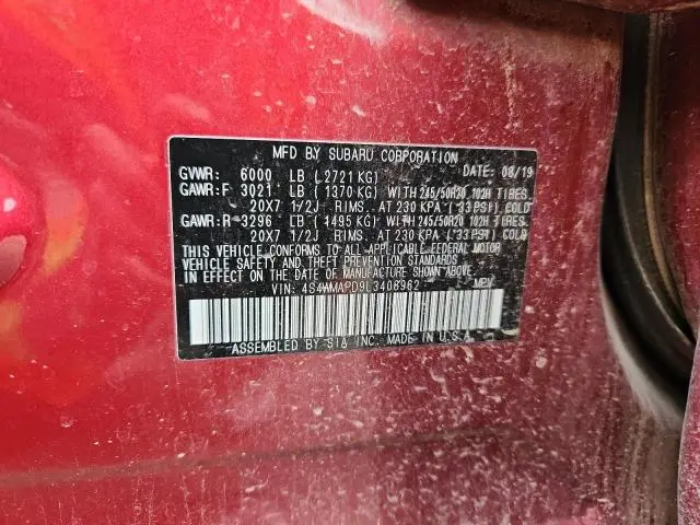 2020 SUBARU ASCENT LIMITED  