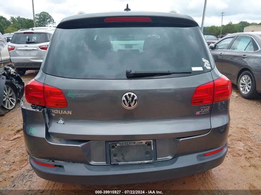 2016 VOLKSWAGEN TIGUAN SE