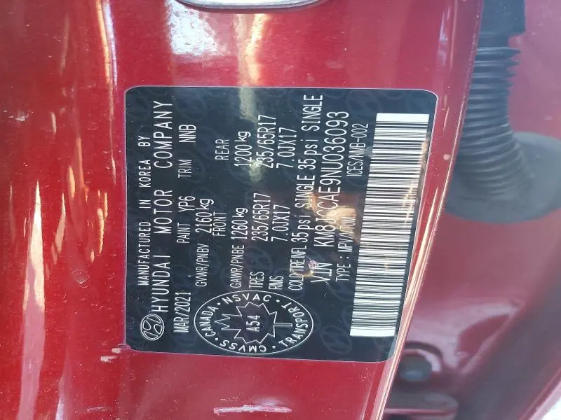 2022 HYUNDAI TUCSON SEL  