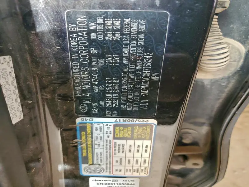 2017 KIA SPORTAGE LX  