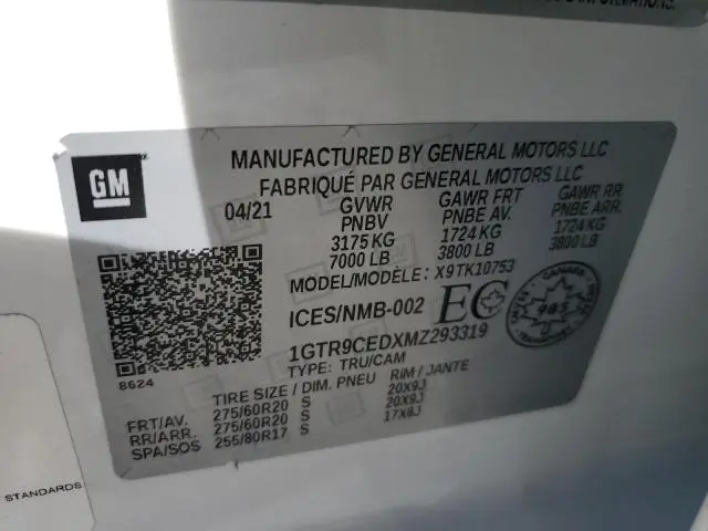 2021 GMC SIERRA K1500 ELEVATION  