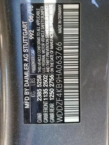 2017 MERCEDES-BENZ E 300 4MATIC  