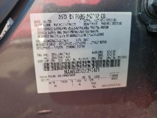 2020 FORD ECOSPORT TITANIUM  