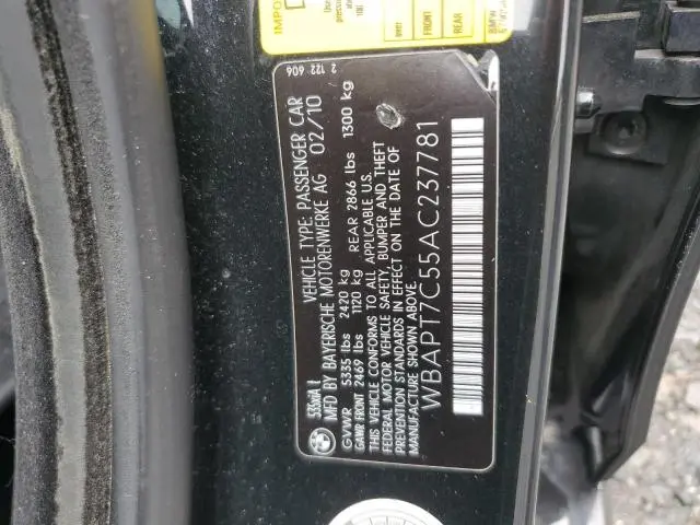 2010 BMW 535 XI  