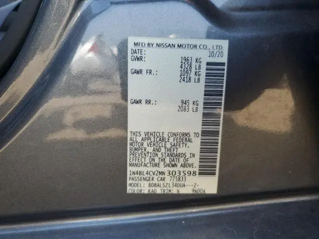 2021 NISSAN ALTIMA SR  