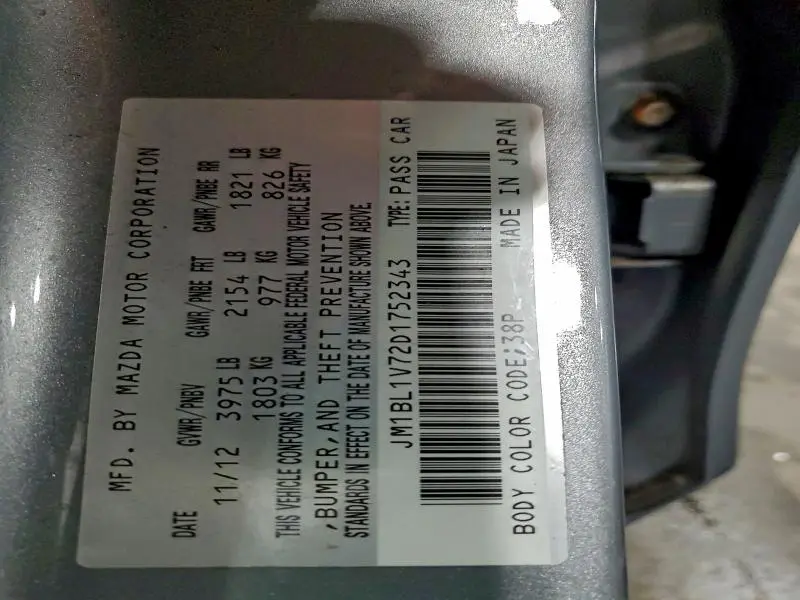 2013 MAZDA 3 I  