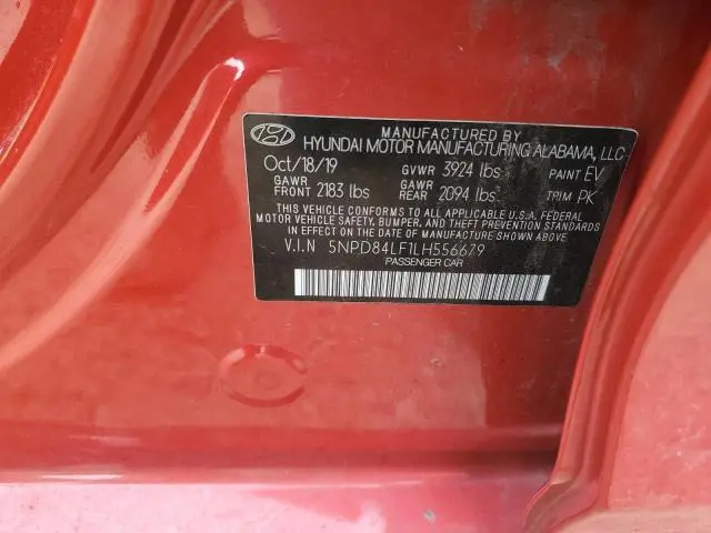 2020 HYUNDAI ELANTRA SEL  