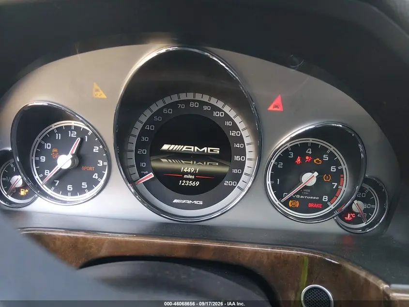 2013 MERCEDES-BENZ E 63 AMG  