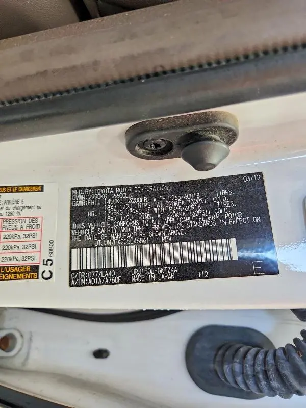 2012 LEXUS GX 460 PREMIUM  