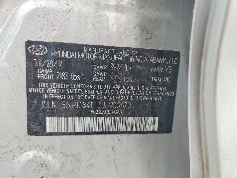 2018 HYUNDAI ELANTRA VALUE EDITION  