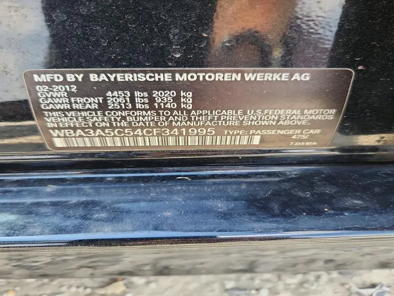 2012 BMW 328 I  