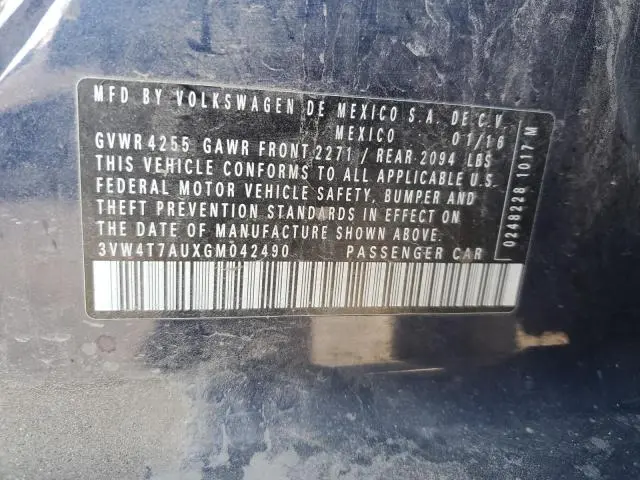 2016 VOLKSWAGEN GTI S/SE  