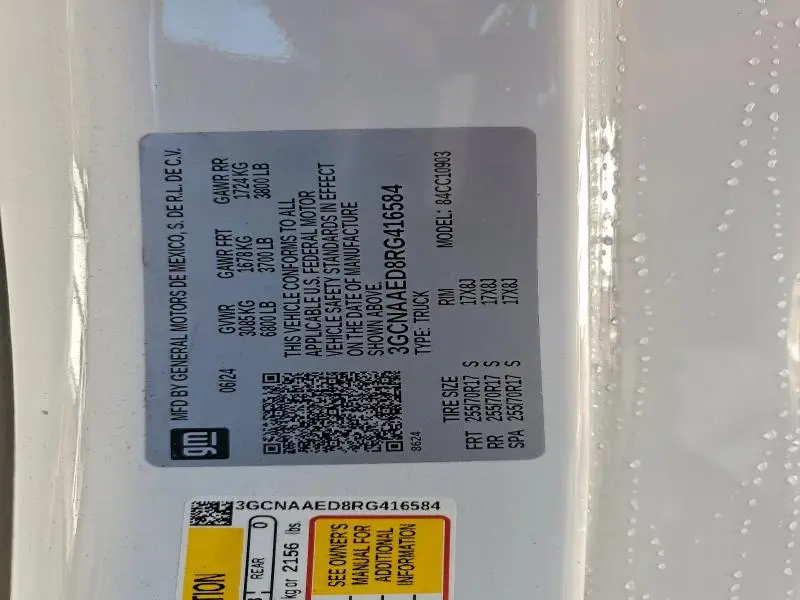 2024 CHEVROLET SILVERADO C1500  