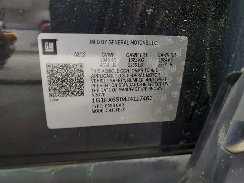 2018 CHEVROLET BOLT EV PREMIER  
