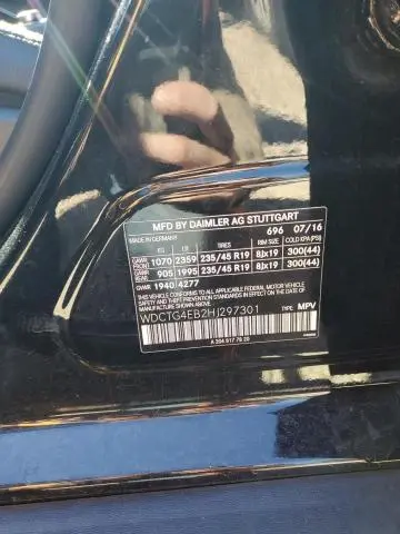 2017 MERCEDES-BENZ GLA 250  