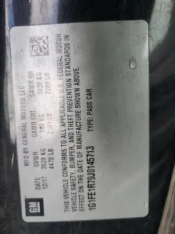 2018 CHEVROLET CAMARO SS  